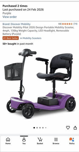 New mobility scooter with - new,
